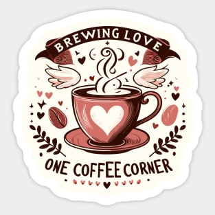 coffee corner Sticker